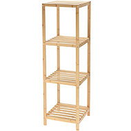 HOME STYLING COLLECTION Bamboo shelf, 4 tiers, 110 cm - Shelving Unit