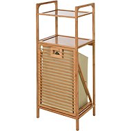 BATHROOM SOLUTIONS Bamboo shelf for bathroom, 40 × 30 × 95 cm - Shelving Unit