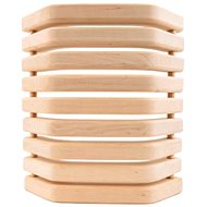 SOTRA Sauna footrest, ergonomic, alder - Footstool
