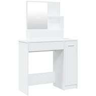Shumee Dressing table with mirror white 86,5 × 35 × 136 cm - Dressing Table