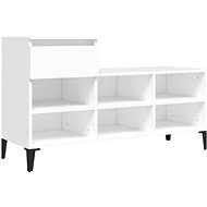 Botník bílý 102 × 36 × 60 cm kompozitní dřevo - Shoe Rack