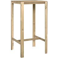 Shumee Barový stůl 60 × 60 × 110 cm impregnovaná borovice - Zahradní stůl