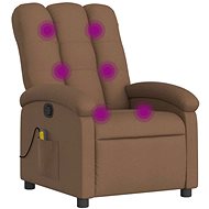 Shumee polohovací hnědé textil 37174 3 - Massage Chair