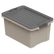 ROTHO Compact storage box with lid A4, 13 l cappuccino - Storage Box