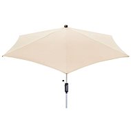 KNIRPS Automatic 290 cm - garden parasol with centre pole Natural - Sun Umbrella