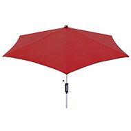 KNIRPS Automatic 290 cm - garden parasol with centre pole Wine - Sun Umbrella