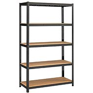 Artenat Shelf Aires, black, 200 cm - Shelving Unit