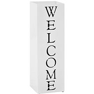 SHUMEE Stojan na deštníky Welcome ocelový bílý  - Stand