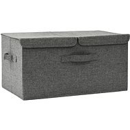 SHUMEE Úložný box 50 × 30 × 25 cm antracitový textil - Úložný box