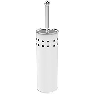 AQUALINE SIMPLE LINE Cylindrical with Holes, White 04002W - Toilet Brush