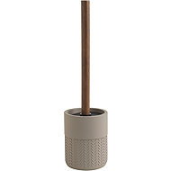 GEDY THEA šedá/tmavý bambus TH3383 - Toilet Brush