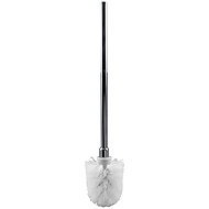 SAPHO WC Brush with Handle, 70mm Diameter, Chrome NDX309 - Toilet Brush