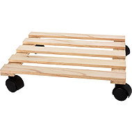 ProGarden Pot stand on wheels, 28 × 28 cm - Flower Stand