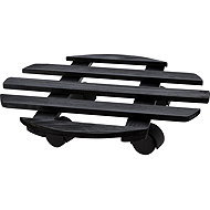 ProGarden Pot holder on wheels, diameter 28 cm, black - Flower Stand