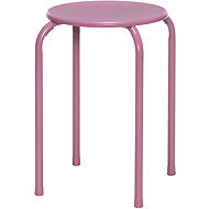 4Living Metal stool, diameter 30 cm, purple - Stool