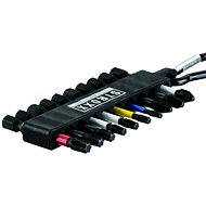 STROXX Sada bitů 50mm 10ks barevných na držáku s karabinkou - Bit Set