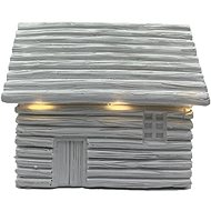 PRODEX Christmas decoration - LED house, white, 14 × 10 cm - Christmas Decoration