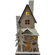 PRODEX Christmas decoration - LED wooden church, 20 × 9 cm - Christmas Decoration