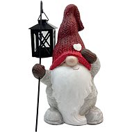 PRODEX Christmas decoration - elf with lantern, 27 cm - Christmas Decoration