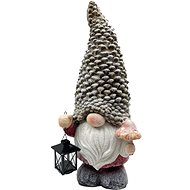PRODEX Christmas decoration - elf with lantern, cone cap, 60 × 26 cm - Christmas Decoration