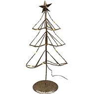 PRODEX Christmas decoration - LED tree with star, gold, 30 cm - Christmas Decoration