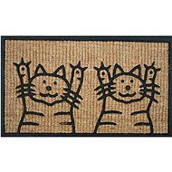 BO-MA Doormat Coconut + rubber 2 cats 40 × 70 cm - Doormat