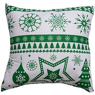 TEXTILOMANIE Decorative cushion Christmas green - Pillow