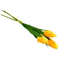 DOMMIO Bundle of 3 tulips, yellow, 50 cm - Artificial Flower