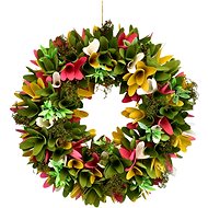 DOMMIO Easter decoration - Spring wreath decorated, diameter 30 cm - Wreath