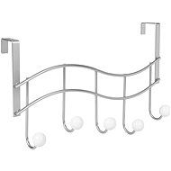 Walteco door hanger 5 hooks, hanging 40 mm, matt nickel - Coat Hanger