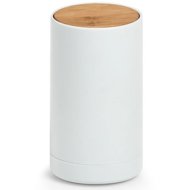Zeller Stand for cotton buds for ears 6,5 × 11,5 cm, white - Makeup Organiser