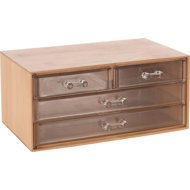 Eleganza Cosmetic organizer with 4 compartments - Makeup Organiser
