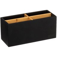 5five Natureo cosmetic organiser, 4 compartments, black - Makeup Organiser