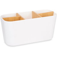 Berilo Square cosmetic organiser, 9 × 21 × 10 cm, white - Makeup Organiser