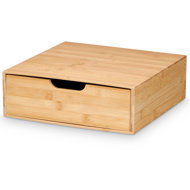 Kinvara Bamboo container with drawer Ecanu, 30 × 30 × 10 cm - Makeup Organiser