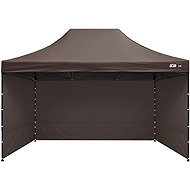 Aga Scissor Party Stand 3 × 4,5 m brown - Pop-up Canopy Tent