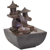 Shumee Interiérová fontána s LED osvětlením, polyresin - Garden Fountain