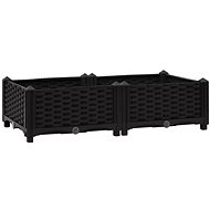 SHUMEE Vyvýšený záhon 80 × 40 × 23 cm polypropylen - Vyvýšený záhon