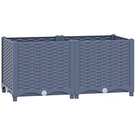 Shumee Vyvýšený záhon 80 × 40 × 38 cm polypropylen - Vyvýšený záhon