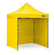 Aga Scissor stand PARTY 2 × 2 m, yellow - Pop-up Canopy Tent