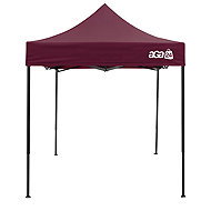Aga Scissor stand without sides 2 × 2 m, dark red - Pop-up Canopy Tent
