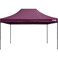 Aga Scissor stand without sides 3 × 4, 5 m, dark red - Pop-up Canopy Tent