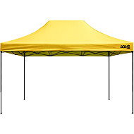 Aga Scissor stand without sides 3 × 4, 5 m, yellow - Pop-up Canopy Tent