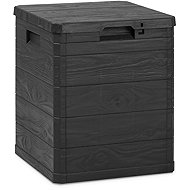 TOOMAX Garden storage box WOODYS, volume 90 l, graphite - Garden Bbox