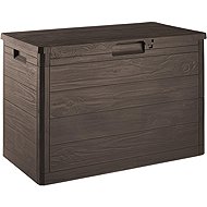 TOOMAX Garden storage box WOODYS, volume 160 l, brown - Garden Bbox