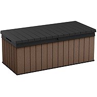 KETER Garden storage box DARWIN, volume 380 l, brown - Garden Bbox