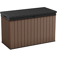 KETER Garden storage box DARWIN, volume 662 l, brown - Garden Bbox
