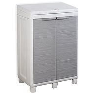 TOOMAX Garden cabinet WOODYS S, light grey - Garden Storage Cabinet