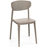 ROJAPLAST Garden chair AIRE, taupe - Garden Chair