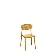 ROJAPLAST Židle zahradní Aire, hořčicová žlutá - Zahradní židle